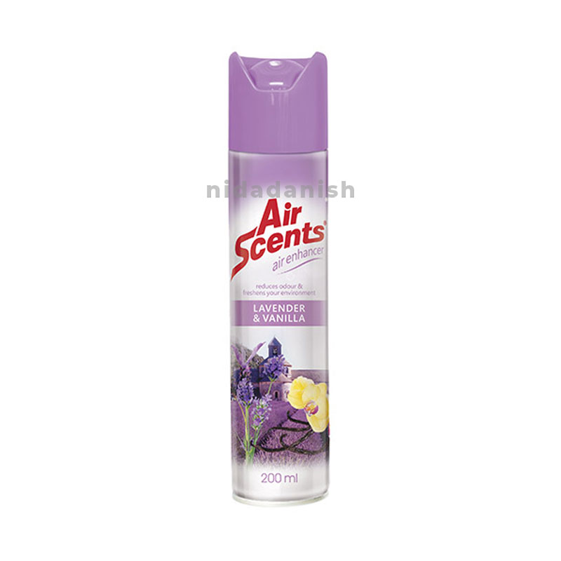 Shield-Home Air Scents Air Enhancer Aerosol 200ml Lavender & Vanilla SH860