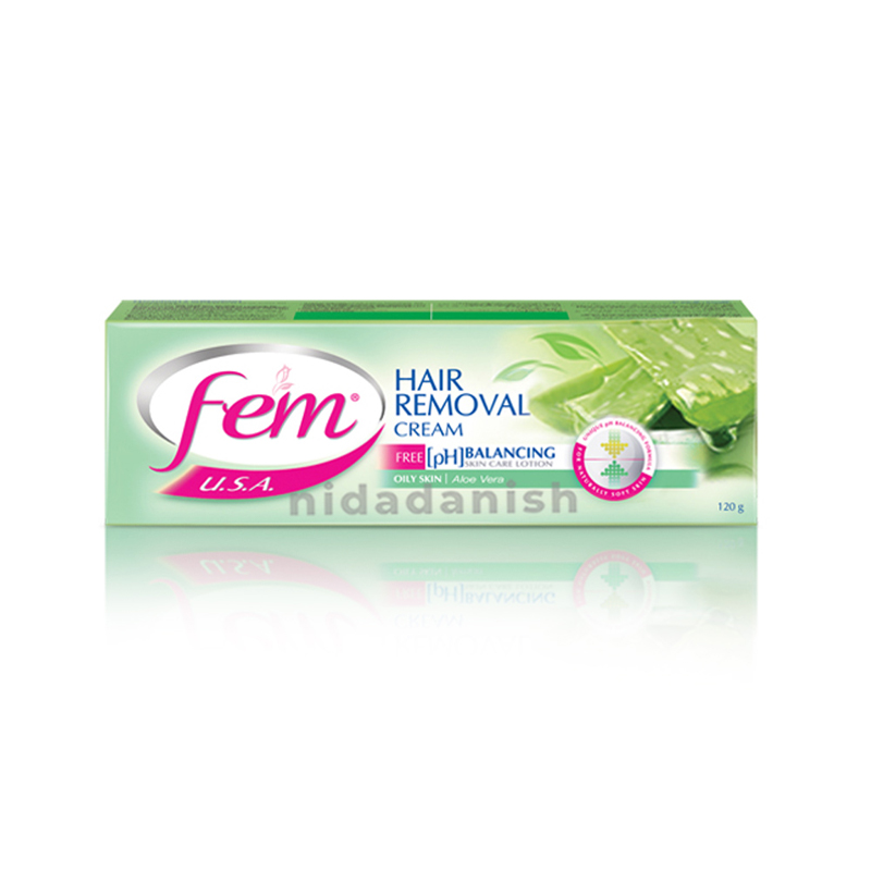 Dabur Fem Hair Removal Cream 120g Aloevera (Pack of 6)