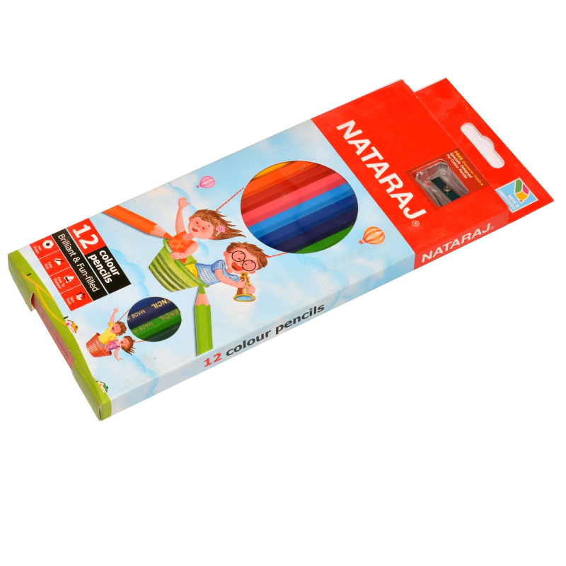 Nataraj Colour Pencils Big 12 Colours P01659