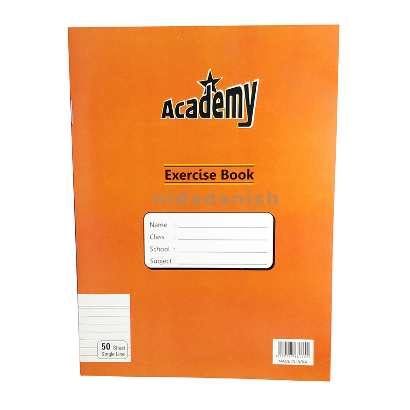 Academy Exercise Book 100 pages Single Line P06048