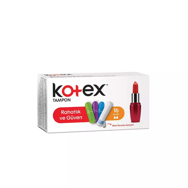 Kotex Tampons Mini 16 (Pack of 12)