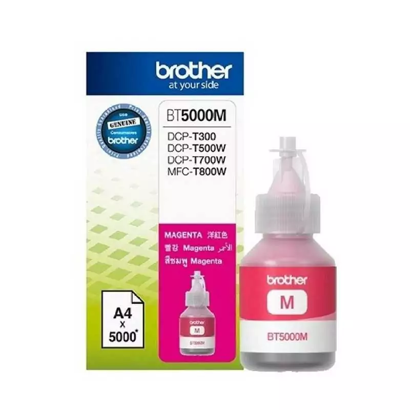 Brother Cartridge Ink Bottle Magenta 5,000 Pages BT5000M