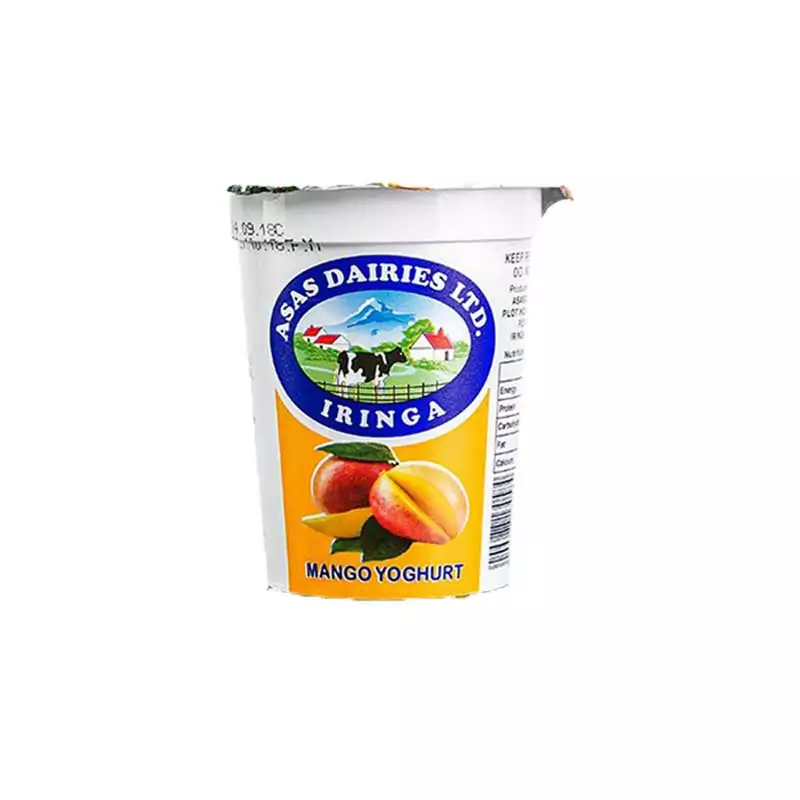 Asas Yoghurt Cup 150ml Mango Pack of 12