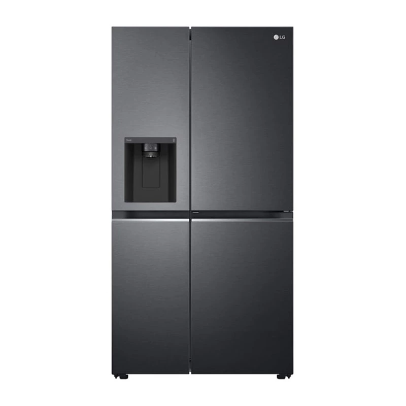 LG Refrigerator 635L Side by SIde & Door in Door with Inverter Linear Compressor, UV Nano Dispenser, ThinQ Matte Black J257SQRS