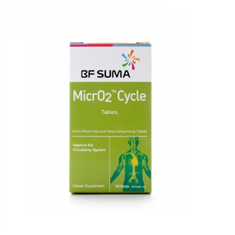 BF Suma Micro2 Cycle Tablets 100/Bottle for Cardiovascular Health, Enhances Blood Circulation, Reduces Chest Pain, Remove Blood Stasis AP004E