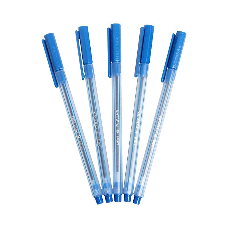 Nataraj Mist Pen 621 0.7mm 6pcs Blue P06233