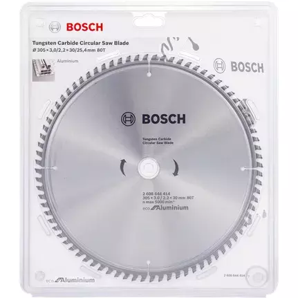 Bosch Circular Saw Blade 305 x 30 x 25.4mm 80T for Aluminum 2608644414