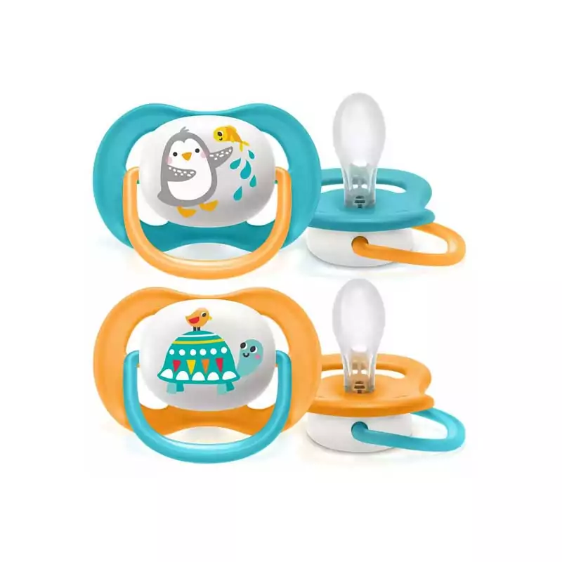 Philips Avent Soother Ultra Air Animals for Boy 6-18m 2's 080/07