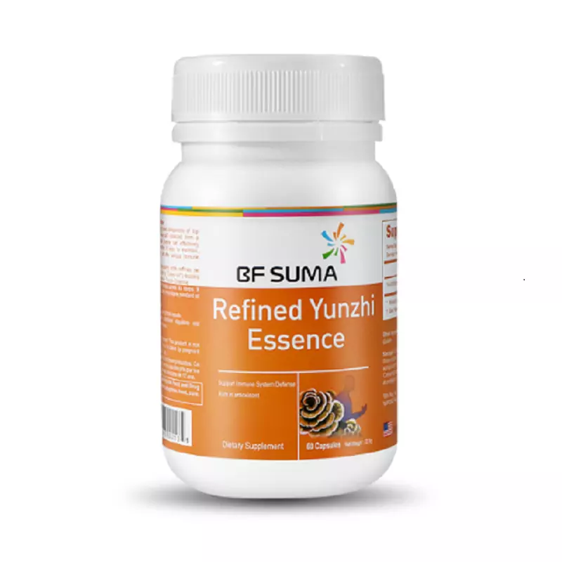 BF Suma Refined Yunzhi Essence Capsules 60/Bottle for Immune Booster, Dietary Supplement, Supports Immune System, Defense Rich in Antioxidants, AP014F