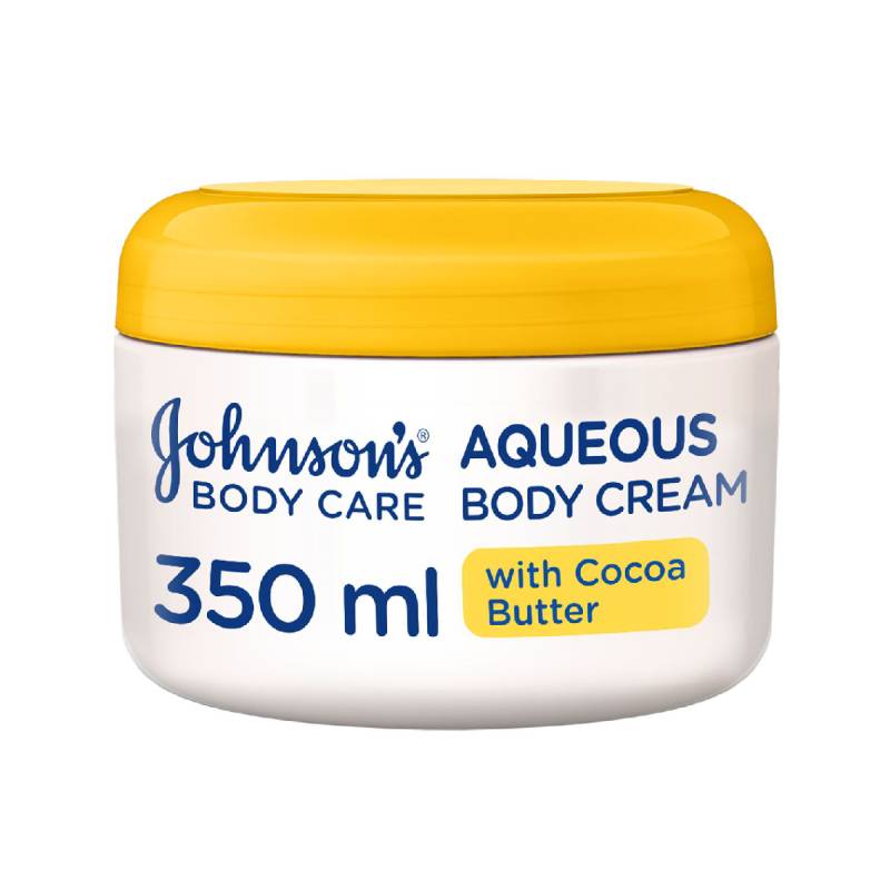 Johnson's Aqueous Cream 24 HOUR Moisture, Cocoa Butter & Vitamin E 350ml 3327