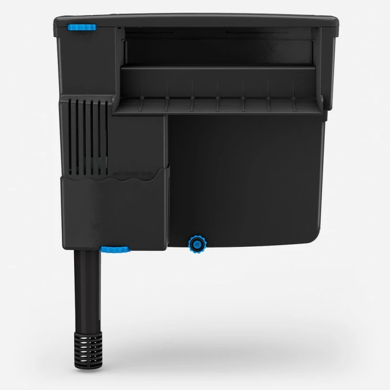 Seachem Tidal Power Filter for 400L Aquarium, Self Priming Pump, Self-Cleaning Impeller, Surface Skimmer, Maintenance Alert Feature & High Capacity Filter Basket with Matrix Bio-Media Tidal 110