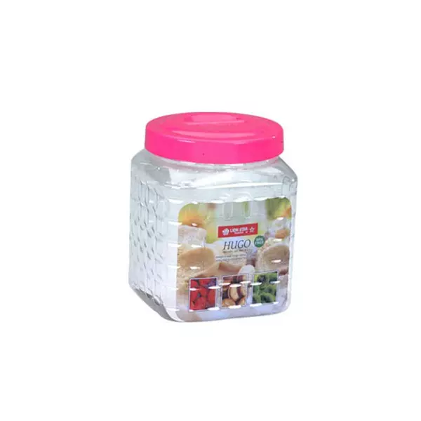 Lionstar Storage Square Jar 4L Hugo PP-51 Plastic Containers & Storage Space Saving Box BPA Free